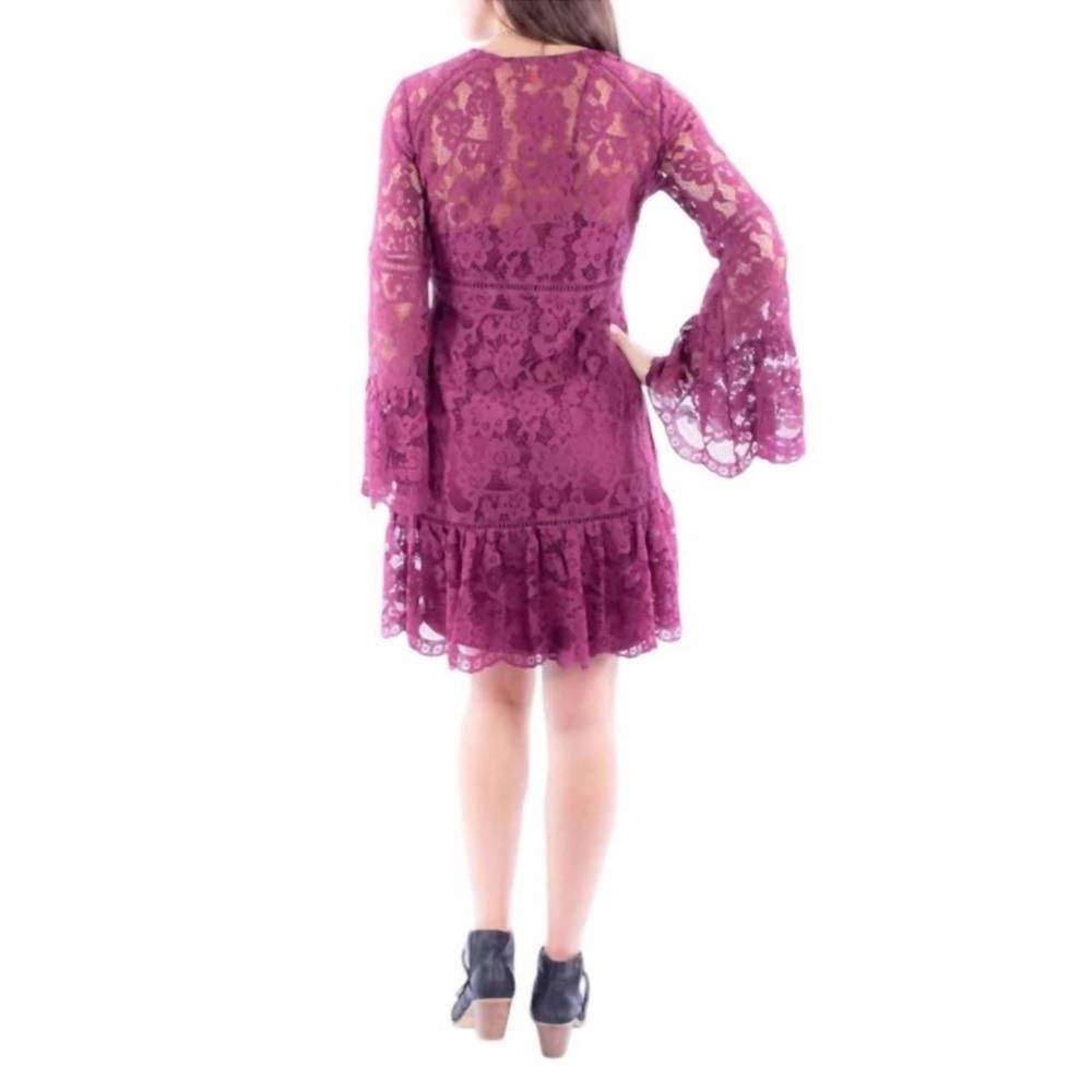 NWOT SCULLY LACE LONG BELL SLEEVE DRESS - Size Large SKU:151 - Picture 2 of 11